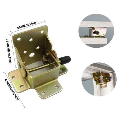 Steel table leg - 90°, bracket