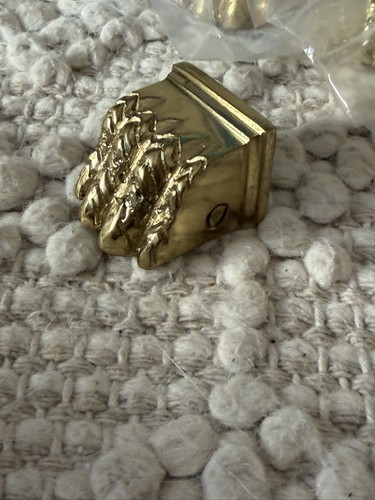 Vintage cast brass - cast,