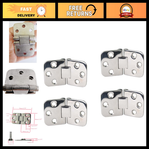 Stainless steel boat hinge - stainless,